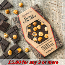 Chocolate paleo friendly made with raw UK honey, no added sugar, organic cacao