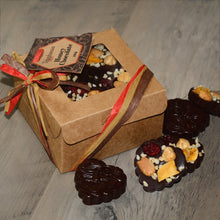 chocolate hearts sugar free made with Devon honey and organic cacao
