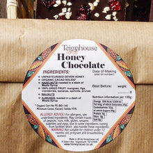 Honey Chocolate made with organic Peruvian cacao and local Devon honey no sugar added, dark, raw, sold by weight