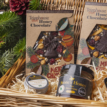 honey chocolate christmas bar made with local Devon honey only pure natural ingredients