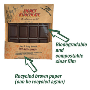 sugar free chocolate eco packaging